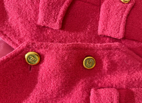 Chanel Cropped Pink Boucle Jacket 7