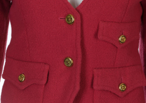 Chanel Cropped Pink Boucle Jacket 4