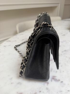 Chanel Black Caviar Maxi Single Flap 4