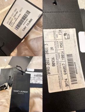 Saint Laurent Cream Silk Blouse 7