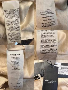 Saint Laurent Cream Silk Blouse 5