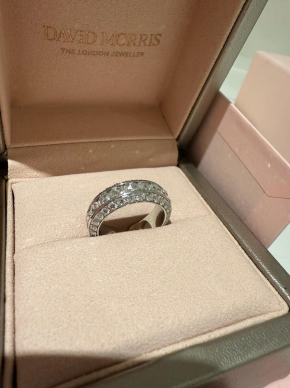 David Morris Pearl Rose Collection Diamond Ring 3