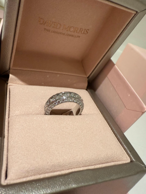 David Morris Pearl Rose Collection Diamond Ring 4