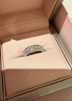 David Morris Pearl Rose Collection Diamond Ring 5