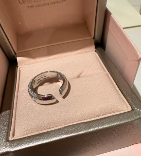 David Morris Pearl Rose Collection Diamond Ring 7