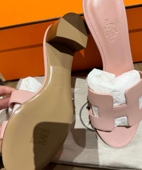 Hermes Pale Pink Oasis Sandals 3