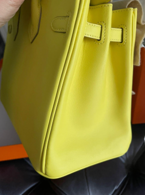 Hermes Lime Swift Birkin 25 3