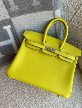 Hermes Lime Swift Birkin 25 7