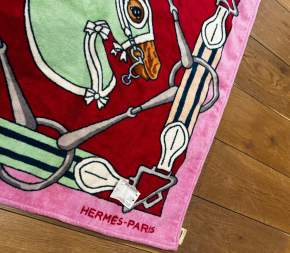 Hermes Horse Print Beach Towel 5