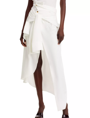 A.W.A.K.E. Mode Deconstructed Sleeve Belt Skirt 6