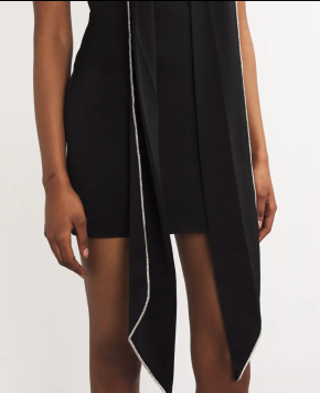 Alex Perry Embellished Scarf Mini Dress 2