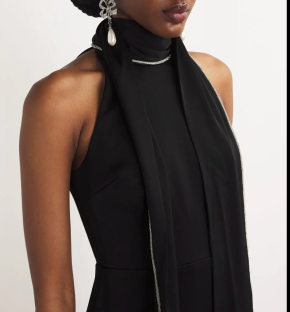 Alex Perry Embellished Scarf Mini Dress 4