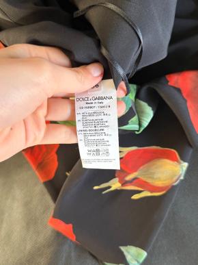 Dolce & Gabbana Rose Print Bodycon Dress 5