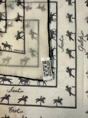 Hermes Les Allures Du Cheval Scarf 42cms 3