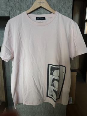 Raf Simons Pink Cotton T-Shirt 2