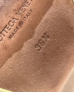 Bottega Veneta Lime Leather Mules 5