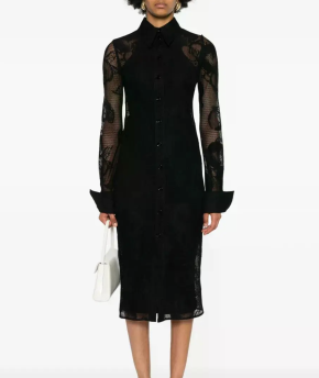 Sportmax  Canosa Floral-lace Midi Dress 3