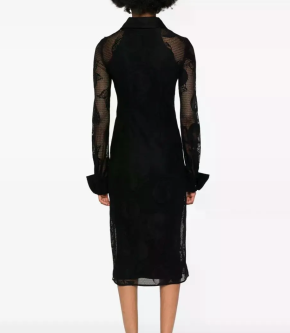 Sportmax  Canosa Floral-lace Midi Dress 4