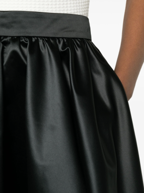 Patou Volume Satin Midi Skirt 3