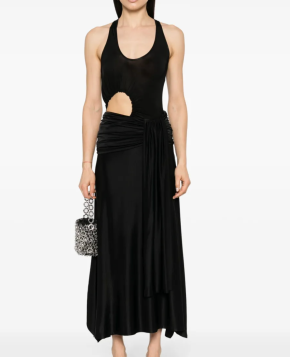 Rabanne Drape-Detail Maxi Skirt 3