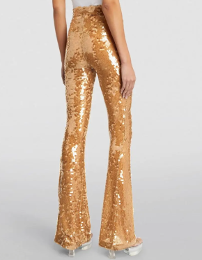 The New Arrivals Ilkyaz Ozel Sequin Colette Flare Trousers 6