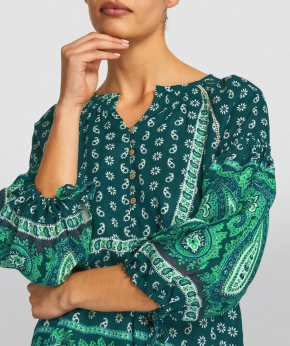 Boteh Linen Elba Mini Dress 5