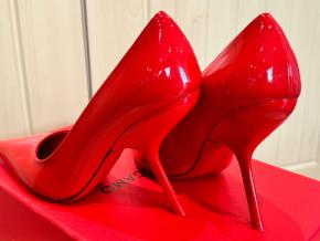 Ferragamo Red Eva Pumps 4