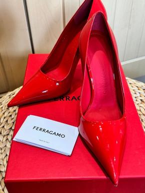 Ferragamo Red Eva Pumps 7