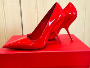 Ferragamo Red Eva Pumps 3