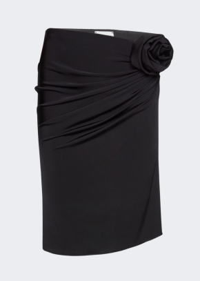 Magda Butrym Rose-Appliqué Skirt 4