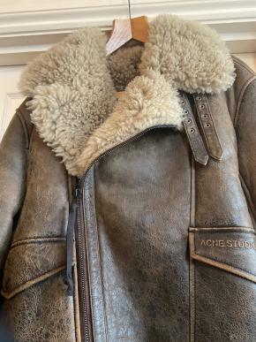 Acne Studios Brown Shealing Jacket 3