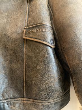 Acne Studios Brown Shealing Jacket 12