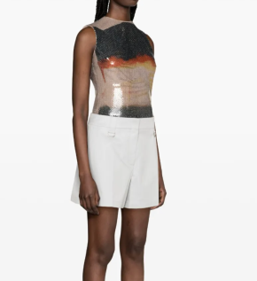 Off-White High-Waisted Shorts 4