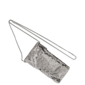 Jimmy Choo Metallic-Effect Mesh Soft Phone Holder 10x17 cms 5