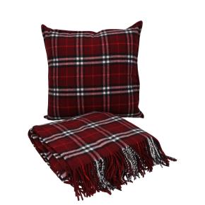 Burberry Check Cashmere Cushion and Blanket 2