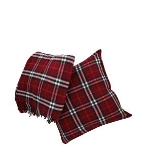 Burberry Check Cashmere Cushion and Blanket 7
