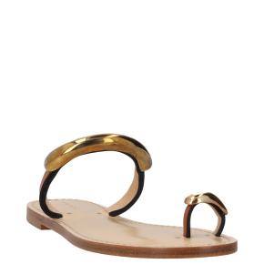 Amanu Samburu Embellished Leather Sandals 7