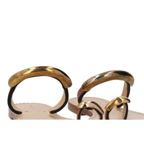 Amanu Samburu Embellished Leather Sandals 9