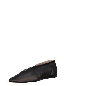 Le Monde Beryl Luna Leather-Trimmed Mesh Ballet Flats 6