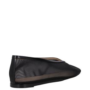 Le Monde Beryl Luna Leather-Trimmed Mesh Ballet Flats 8