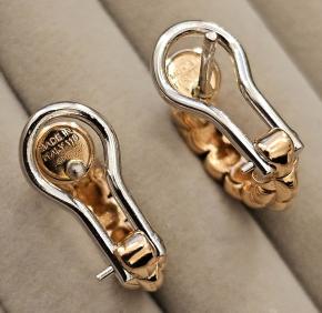 Fope Eka Tiny Diamond Hoop Earrings 4