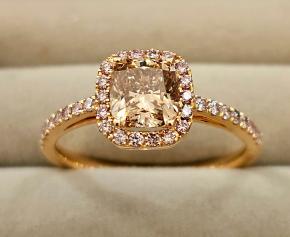 William &Son Fancy Brown Diamond Ring 1.02 Carat 2