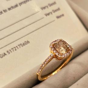 William &Son Fancy Brown Diamond Ring 1.02 Carat 7