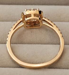 William &Son Fancy Brown Diamond Ring 1.02 Carat 12