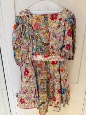 Zimmermann Floral Belted Mini Dress 3