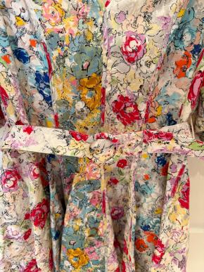 Zimmermann Floral Belted Mini Dress 8