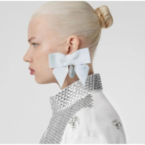 Burberry Oversized Bow Clip Earrings 2