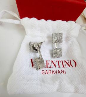 Valentino Crystal Rockstud Earrings 4