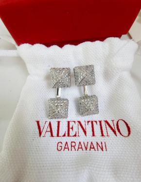 Valentino Crystal Rockstud Earrings 3
