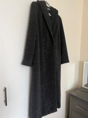 MaxMara Grey Alpaca Wool Coat 19